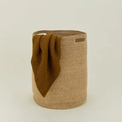 Hawkins New York Laundry Hamper With Handles In Brown
