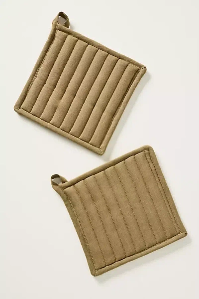 Hawkins New York Linen Pot Holder, Set Of 2