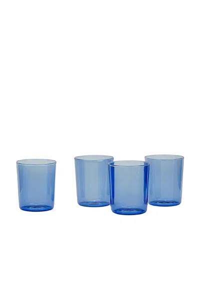 Hawkins New York Medium Essential Glassware Set Of 4 In Blue