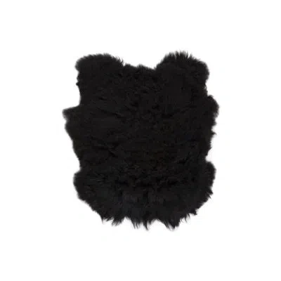 Hawkins New York Novelty Icelandic Sheepskin Area Rug In Black