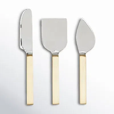 Hawkins New York Simple 3 Piece Stainless Steel Cheese Serving Set