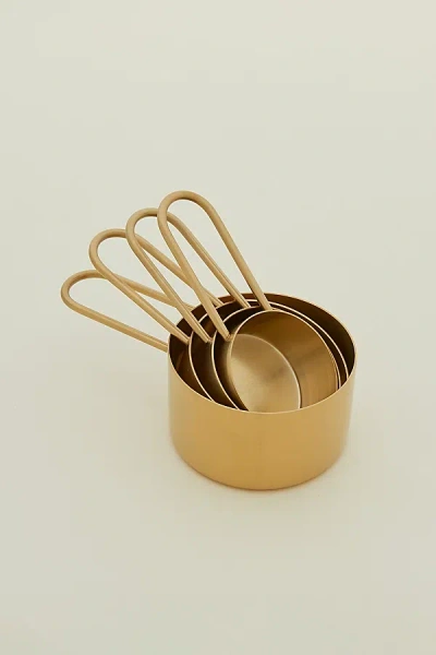 Hawkins New York Simple Brass Measuring Cups In Gold