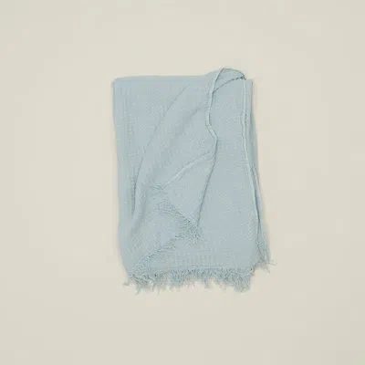 Hawkins New York Simple Knitted Throw Blanket In Sky
