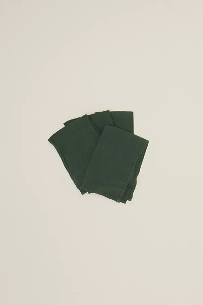 Hawkins New York Simple Linen Napkin In Green