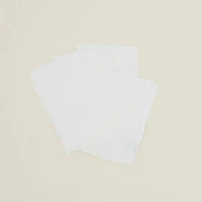 Hawkins New York Simple Linen Napkin In White