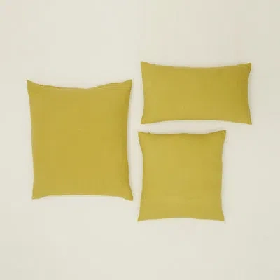 Hawkins New York Simple Reversible Throw Pillow In Mustard