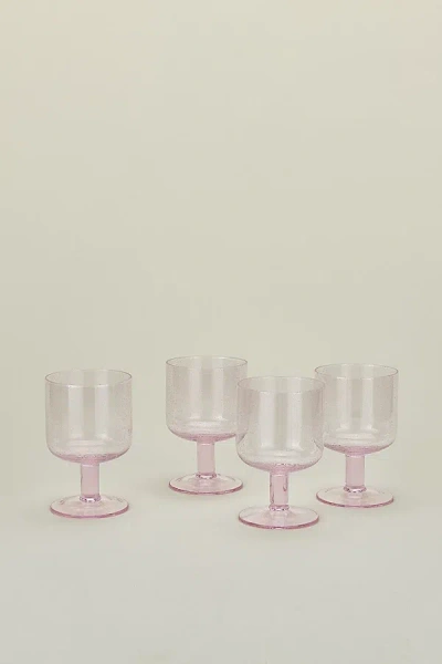 Hawkins New York Simple Seeded Glassware Set In Blush At Urban Outfitters