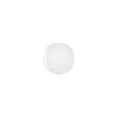 Hawkins New York Strata Dinnerware 8.5'' Stoneware Salad Or Dessert Plate In White