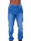 Hawks Bay Men's Straight Fit Relaxed Stretch Jeans In Denim In Blue