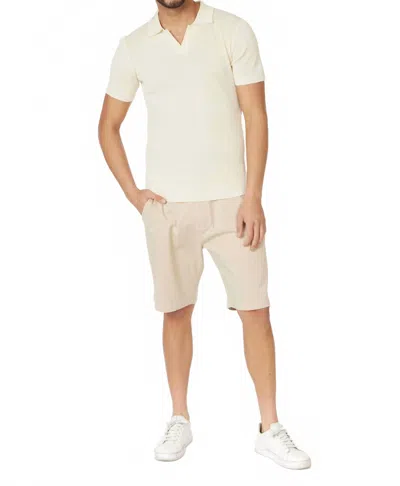 Hawks Bay Men's Twill Summer Stretch 4 Pocket Chino Shorts In Beige In Burgundy