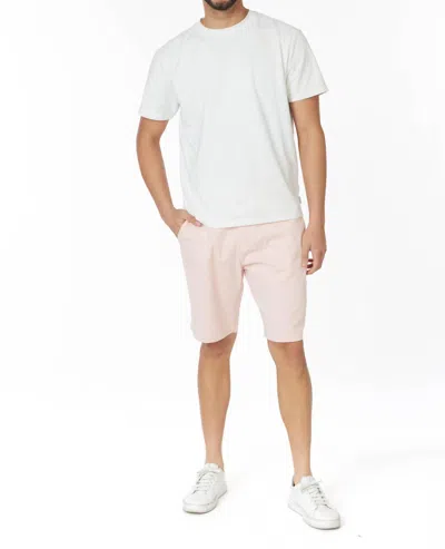 Hawks Bay Men's Twill Summer Stretch 4 Pocket Chino Shorts In Light Pink In Transparent