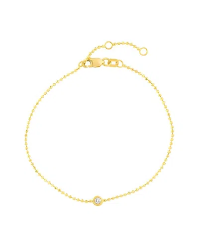 Hawley St 14k 0.03 Ct. Tw. Diamond Bracelet In Gold