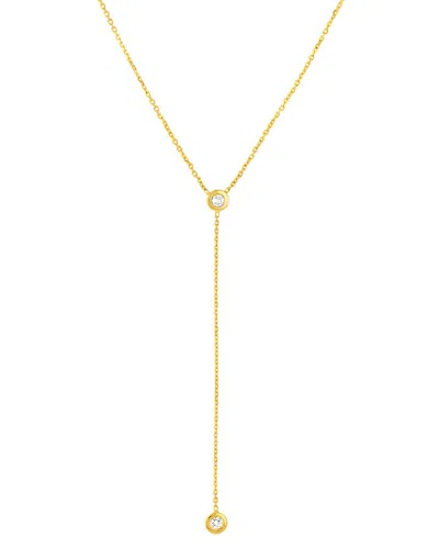Hawley St Adjustable Diamond Y-necklace In Gold