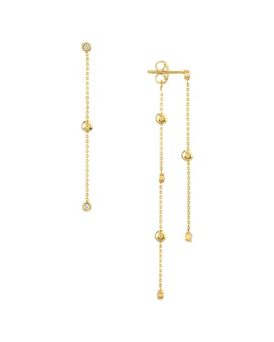 Hawley St 14k 0.10 Ct. Tw. Diamond Fashion Earrings In Gold