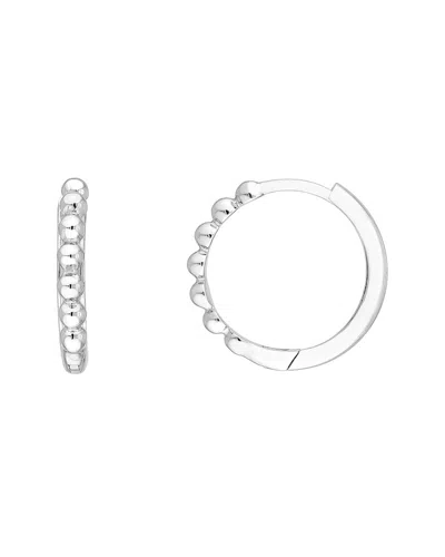 Hawley St 14k Bead Earrings In Silver