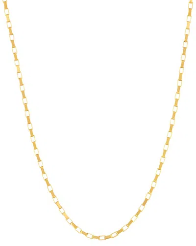 Hawley St 14k Box Necklace