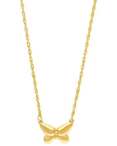 Hawley St 14k Butterfly Necklace