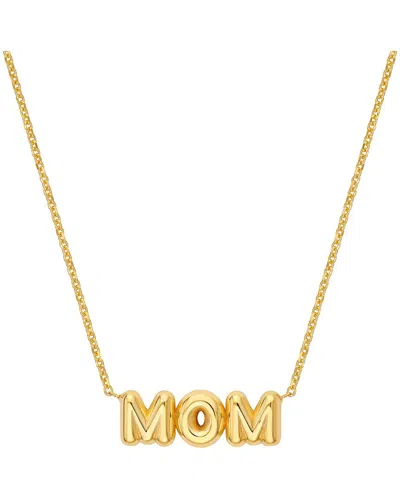 Hawley St Puff Mom Necklace In Gold