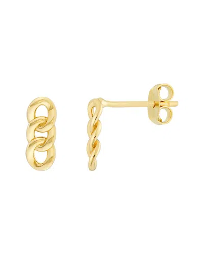 Hawley St Triple Link Earrings In Gold