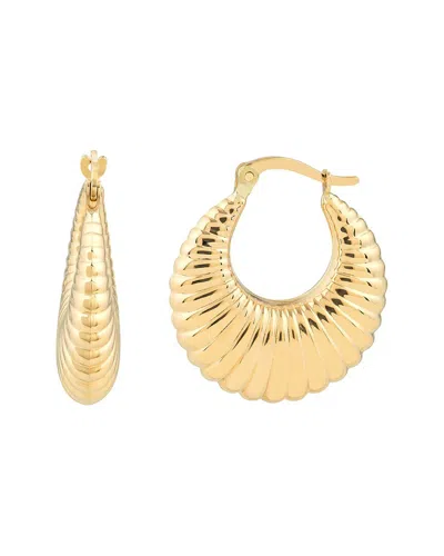 Hawley St Shrimp Hoop Earrings In Gold