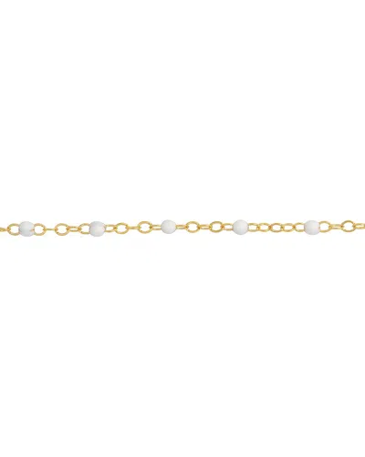 Hawley St 14k Enamel Anklet
