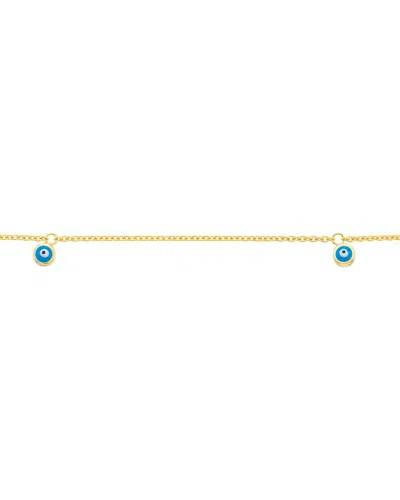 Hawley St 14k Evil Eye Anklet