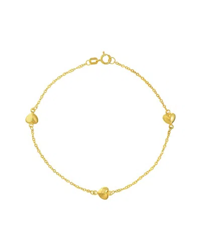 Hawley St 14k Heart Bracelet