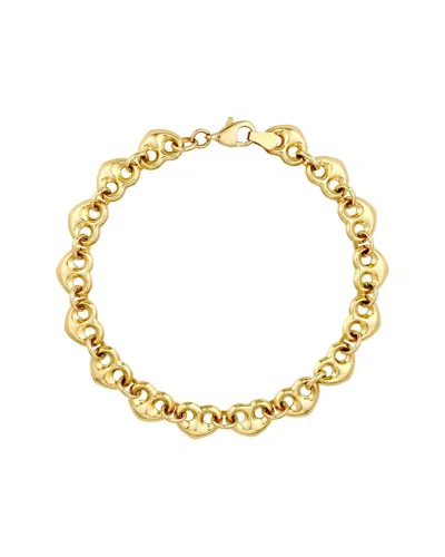 Hawley St 14k Heart Bracelet In Gold