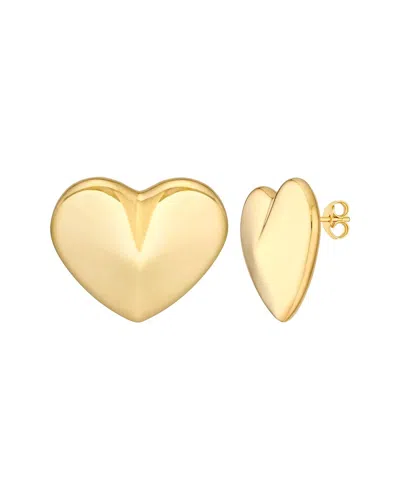 Hawley St 14k Heart Earrings In Gold
