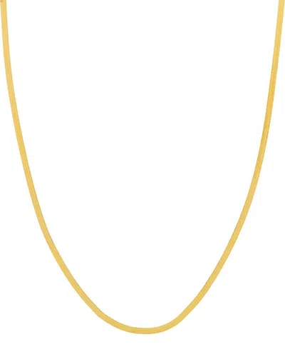 Hawley St 14k Herringbone Necklace