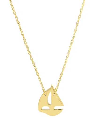 Hawley St 14k Nautical Necklace In Gold