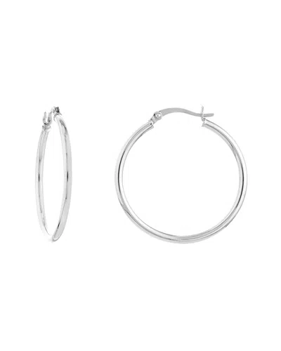 Hawley St 14k Polished Earrings In Silver