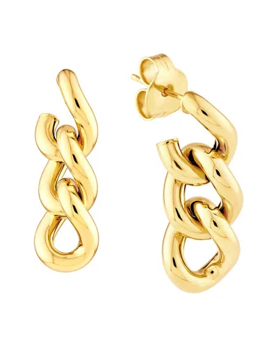 Hawley St 14k Polished Earrings In Gold