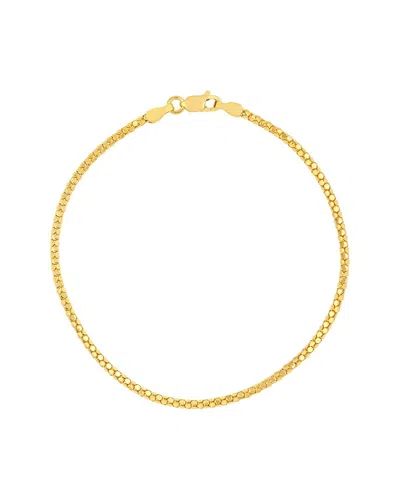 Hawley St 1.85mm Mirror Popcorn Chain In Gold
