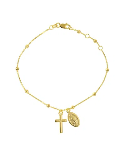 Hawley St 14k Religious Bracelet In Gold