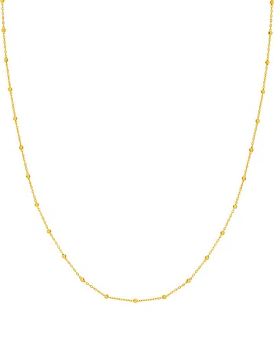 Hawley St 14k Saturn Necklace