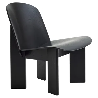 Pre-owned Hay Andreas Bergsaker Chisel Lounge Chair - Black Lacquered Oak For