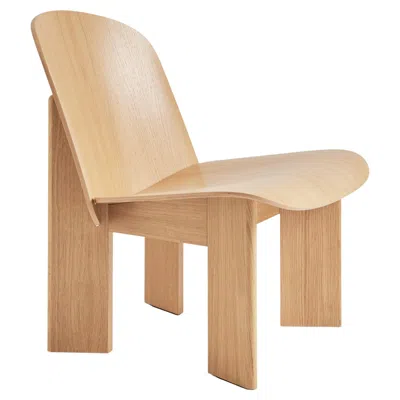Pre-owned Hay Andreas Bergsaker Chisel Lounge Chair - Lacquered Oak For  In Brown
