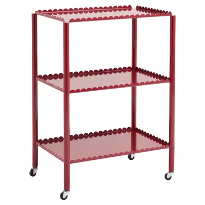 Pre-owned Hay Arcs Trolley, High, In Auburn Red, By Muller Van Severen For