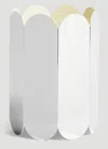 Hay Arcs Mirrored Vase In Silver