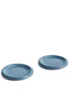 Hay Set Of 2 Barro Plates In Blau