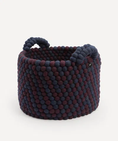 Hay Bead Basket With Handles