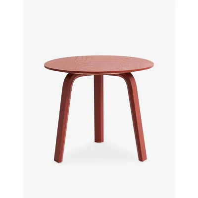 Hay Bella Solid-oak Coffee Table 45cm In Tile Red