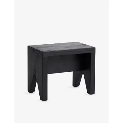 Hay Black Manolito Short Pine-wood Stool