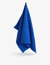 Hay Blue Pinstripe Canteen Striped Cotton Tea Towel In Blue Pinstripe