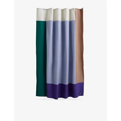 Hay Blue Pivot Shower Curtain In Multi