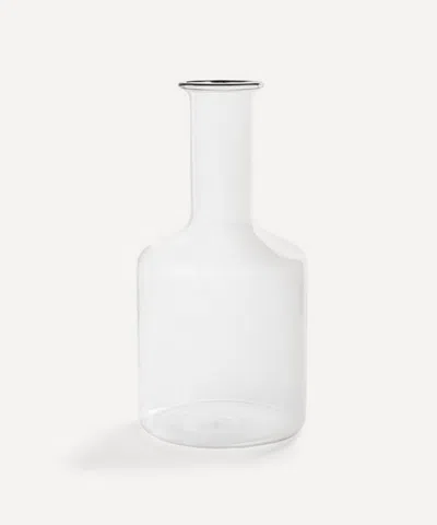 Hay Clear With Black Rim Rim Borosilicate-glass Carafe 22cm