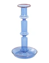 Hay Flare Tall Candle Holder In Blue