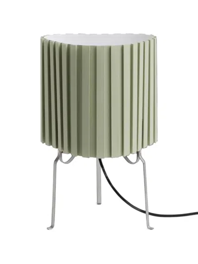 Hay Canelé Pleated Table Lamp In Gold