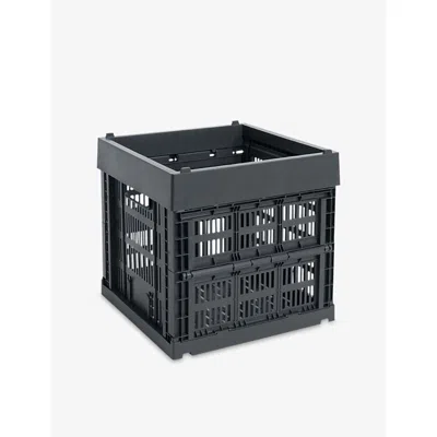 Hay Charcoal Colour Crate Cube In Gray